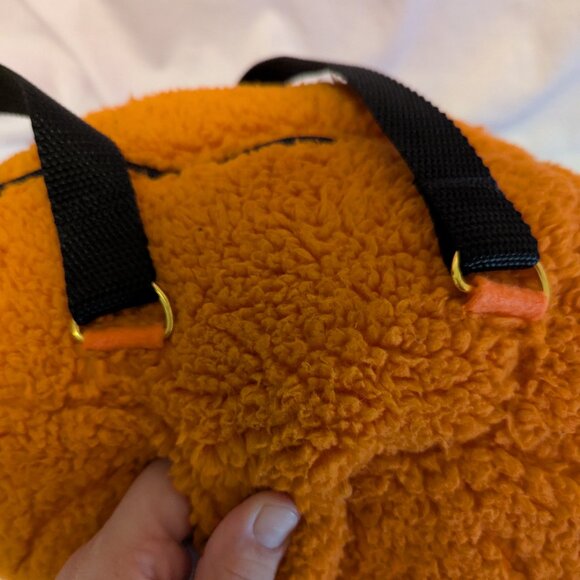 Handmade Plush Jack-O-Lantern backpack main image 6
